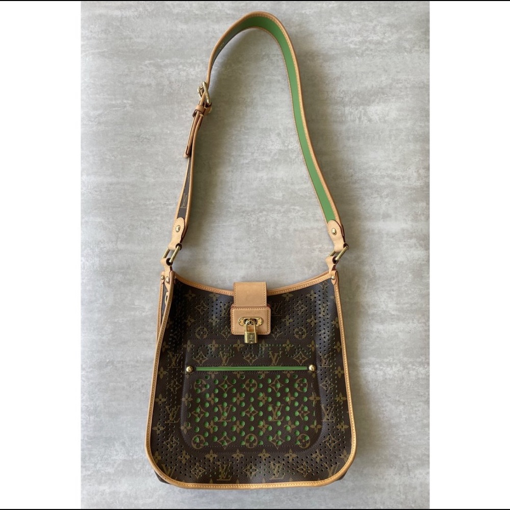 Louis Vuitton monogram musette green